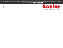 Tablet Screenshot of bezler-sanitaer.de